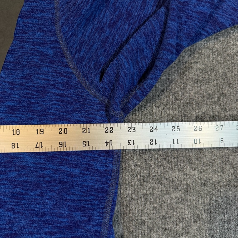 Eddie Bauer First Ascent Men's 1/2 Zip Lightweight Fleece Pullover L Blue - Picture 7 of 10